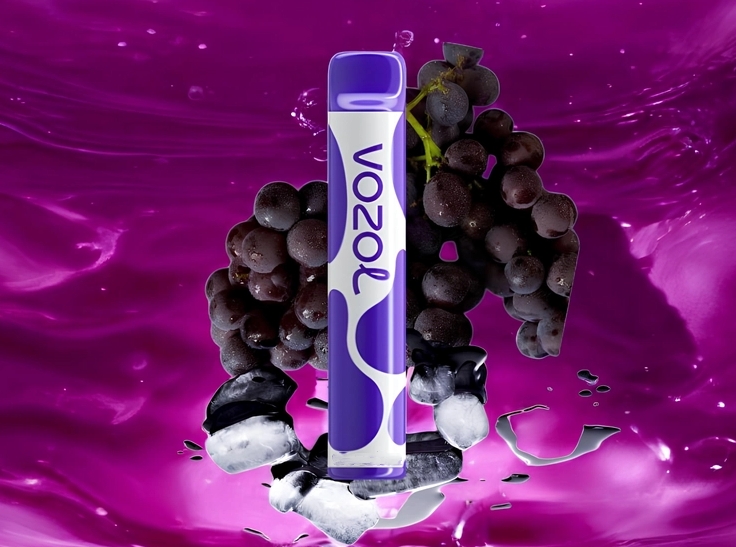 VOZOL JOYGO 600 Puffs Vape: رحلة مثلجة إلى عالم العنب الفاتن